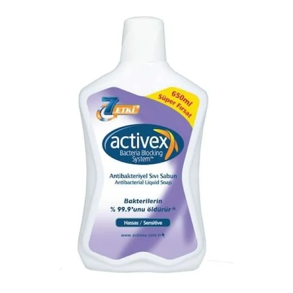 Activex Hassas Antibakteriyel Sıvı Sabun 650 ml Sabun