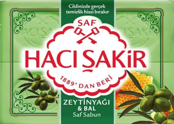 Hacı Şakir Zeytinyağı & Bal Kalıp Sabun 600 gr Sabun