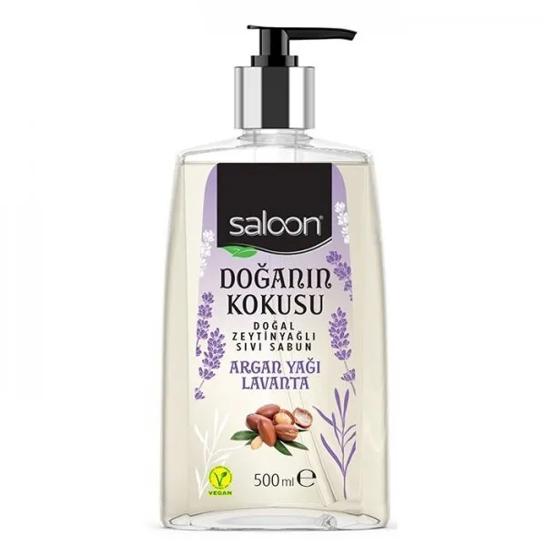 Saloon Argan Yağı & Lavanta Sıvı Sabun 500 ml 500 gr/ml Sabun