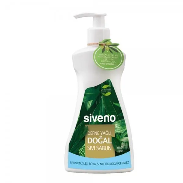 Siveno Defne Yağlı Doğal Sıvı Sabun 300 ml Sabun