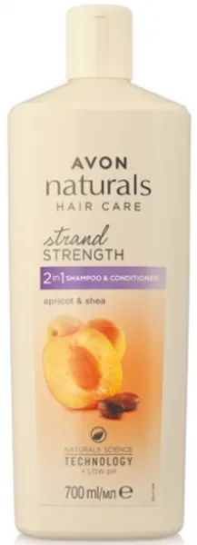 Avon Naturals Kayısı ve Shea Yağı 2'si 1 Arada 700 ml Şampuan / Saç Kremi