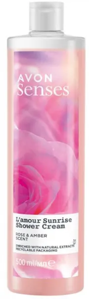 Avon Senses L'amour Sunrise Kremsi 500 ml Vücut Şampuanı