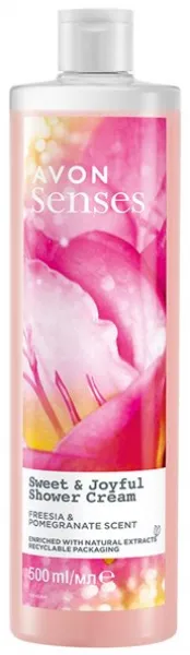 Avon Senses Sweet Joyful Kremsi 500 ml Vücut Şampuanı