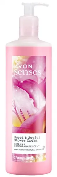 Avon Senses Sweet Joyful Kremsi 720 ml Vücut Şampuanı