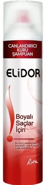 Elidor Kuru Şampuan Boyalı Saçlar İçin 250 ml Kuru Şampuan