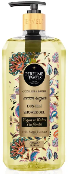 Eyüp Sabri Tuncer Perfume Jewels Warm Sugar Duş Jeli 750 ml Vücut Şampuanı