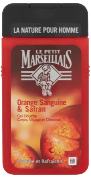 Le Petit Marseillais Kan Portakalı ve Safran For Men 250 ml Vücut Şampuanı