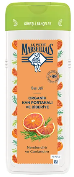 Le Petit Marseillais Organik Kan Portakalı ve Biberiye 400 ml Vücut Şampuanı