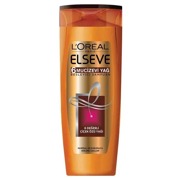 Loreal Elseve 6 Mucizevi Yağ 550 ml Şampuan