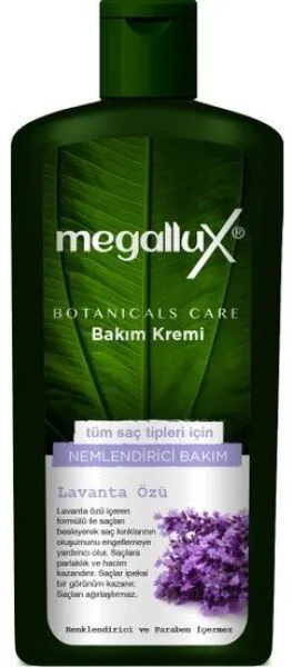 Megallux Botanicals Care Tüm Saç Tipleri İçin Nemlendirici Lavanta Özlü 500 ml Saç Kremi