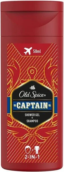 Old Spice Captain 50 ml Şampuan / Vücut Şampuanı