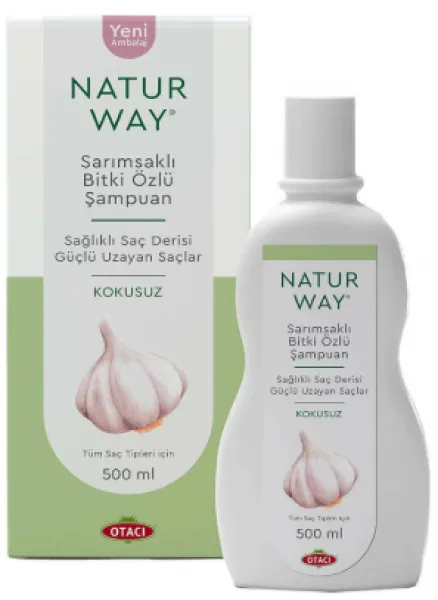 Otacı Naturway Bitkisel Sarımsaklı 500 ml Şampuan