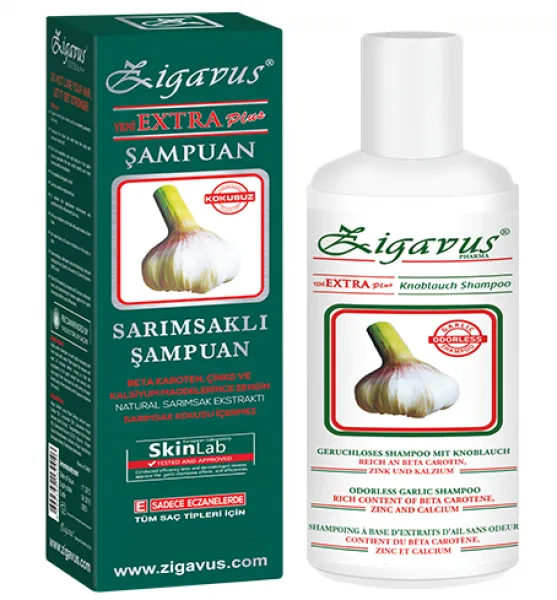 Zigavus Extra Plus Sarımsaklı 150 ml Şampuan