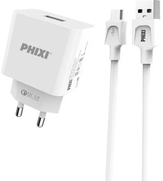 Phixi Force QCH261M USB Micro-B Şarj Aleti