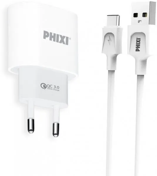 Phixi QCH271T USB Type-C Şarj Aleti