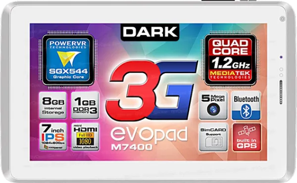 Dark EvoPad M7400 (3G) Tablet