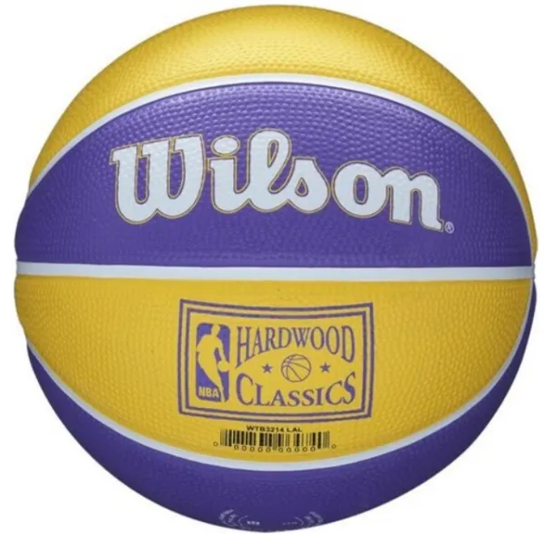 Wilson NBA Los Angales Lakers Mini 3 Numara Basketbol Topu