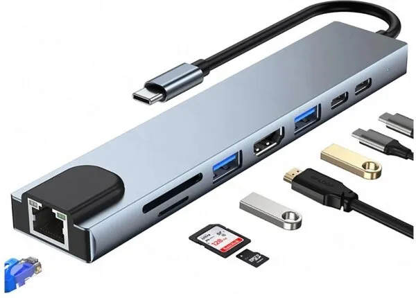 Winex 8 in 1 USB Hub