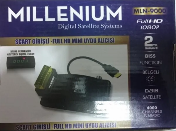 Millenium MLN-9000 Uydu Alıcısı