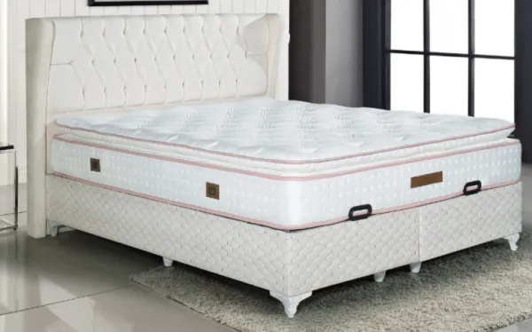 Royal Lux Bedding Peluş 90x190 cm Yaylı Yatak